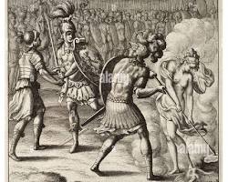 Image of Aeneid Book 12 classical art Aeneas vs Turnus duel death of Turnus final battle