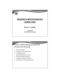 The table shows the basic elements of the ethnography method. Pdf Research Methodology Guidelines