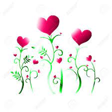 Heart love thank you flowers flower bleeding heart romantic mother's day romance bloom. Hearts And Flowers Stock Photo Picture And Royalty Free Image Image 8880374