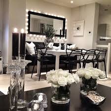 Bedroom Black And White Home Decor Pin By Decor And Home Design On Rooms Glamourous Dining Room Home Decor Home