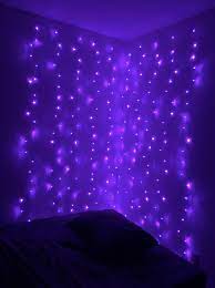 Purple Led Curtain Lights In 2021 Neon Room Dreamy Room Purple Room Decor