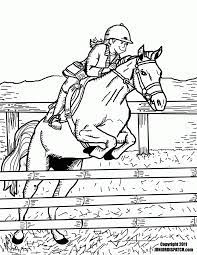 These majestic creatures are associated with qualities of intelligence, independence and a free spirit. Girl And Horse Jumping Coloring Pages Coloring Home