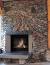 Farmhouse Stone Fireplace Decor