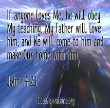 Anyone Who Loves Me Will Obey My Teaching Bible Inspirations