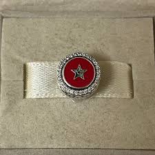 Pandora Morocco Flag Charm Bead Exclusive Charm S925 Silver Travel Jewelry  for Bracelet for Necklace Mixed Enamel With Gift Box