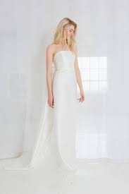 Elona Minimalist Wedding Dresses Column Wedding Dress Column Gown