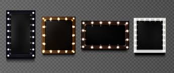 Maybe you would like to learn more about one of these? Premium Vector Retro Marquee Empty Frames Frame For Movie Casino Lamp For Makeup Room