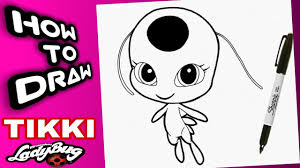 Miraculous ladybug coloring pages season 2 kwami | how to draw and color kwami tikki plagg trixx. How To Draw Tikki From Ladybug Ladybug Drawings Como Dibujar A Tikki De Ladybug Youtube