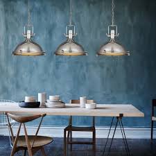 Polished Chrome Dome Pendant Light With Frosted Glass Diffuser For Kitchen Island Barn Restaurant Takeluckhome Com