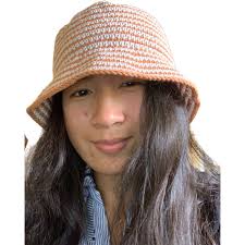 Single Stripe Bucket Hat, Summer and Spring Hat, Festive Cotton Handmade  Hat