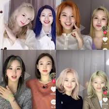 Blond hair/pelo, hair, people, fashion, hair png 492x1000px 470.62kb; Members Of Twice Reveal New Hair Color And Launch Tiktok Account Photos Allure