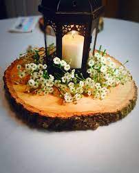 To preserve the authentic rustic look of these slabs, natural imperfections such as small cracks, loose or removed pieces of bark, blemishes, or knots are also present, that will simply highlight and augment the. Pin On Wood Slice Centerpieces