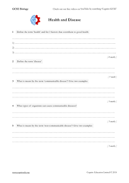 Observe yourself using the disc profileprofile.doc. Gcse Biology 9 1 Health And Disease Worksheet Answers Teaching Resources