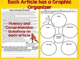 Winter Sports Informational Texts With Graphic Organizer Informational Text Graphic Organizers Vocabulary Word Walls