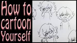 All you need to create this cartoon of a laughing person is pad of paper, pencil, marker, colored chalks or colored pencils, and an eraser. How To Draw Yourself As A Cartoon Youtube