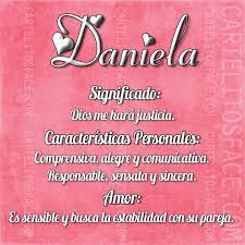 Significado Del Nombre Daniela Imagenes Con Frases Para Compartir En Facebook