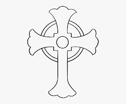 Draw a small square in the middle of your outline. How To Draw Celtic Cross Easy Celtic Cross Drawing Hd Png Download Transparent Png Image Pngitem