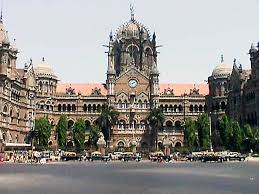 Historic Victoria Terminus in Bombay ...