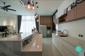 Outdoor kitchen on wheels in stainless steel and teak wood with interchangeable plates, two sizes available, modern design, high quality. This Kitchen Layout Is The Best For Cooking In Qanvast