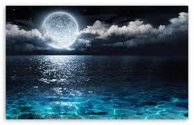 Moon And Ocean Hd Desktop Wallpaper High Definition Fullscreen Mobile Dual Monitor Beautiful Moon Beautiful Ocean Deep Sleep Music The great collection of ocean wallpapers high resolution for desktop, laptop and mobiles. moon and ocean hd desktop wallpaper