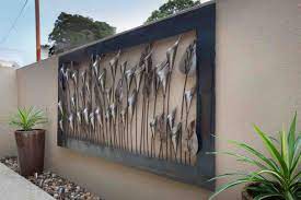 One of outdoor decoration model is metal decoration which can be applied in any home designs. Decorative Outdoor Wall Art1 Large Outdoor Wall Art Outdoor Metal Wall Art Outdoor Wall Art