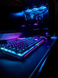 Getting Ready For Cyberpunk 2077 Video Game Room Design Video Game Rooms Gaming Room Setup