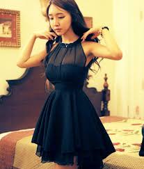 Black Elegant Lady Party Dress Cute Dresses Fashion Pretty Dresses