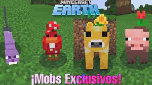 These mobs are the muddy . Como Tener Los Mobs Exclusivos De Minecraft Earth En Nuestro Minecraft Pe Youtube