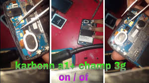 Karbonn a1+ champ 3g on / of jumper ...