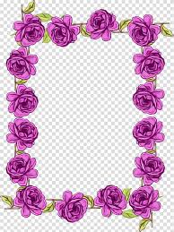 The most common purple petal flowers material is metal. Transparent Purple Flower Frame Png Sethporter1 Blogspot Com