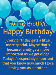 Happy birthday my brother wishes. I Love Having You Happy Birthday Wishes Card For Brother Birthday Greeting Cards By Davia