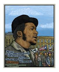 'why don't you die for the people'. Chairman Fred Hampton Rainbow Coalition Posters By Rlm Art Studio
