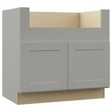 Hampton Bay Shaker Assembled 36x34 5x24 In Farmhouse Apron Front Sink Base Kitchen Cabinet In Dove Gray Ksbd36 Sdv The Home Depot Trendy Farmhouse Kitchen Apron Front Sink Farmhouse Aprons