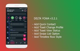 These also help in running two . Delta Yowhatsapp V3 7 2 Wamod V2 21 4 22 All Packages Releaseapk
