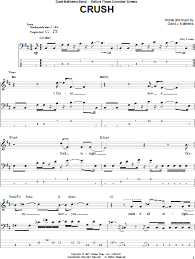 Crush is a song by the dave matthews band, released as the third single from their album before these crowded streets. Crush Bass Tab Zzounds