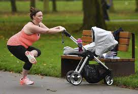 Chanelle Hayes works out in the park with baby Frankie after Ryan Oates  split - OK! Magazine