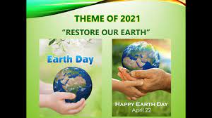 Away, away, from men and towns, to the wild wood and the downs, to the silent. Earth Day 2021 Theme Of World Earth Day 2021 Earth Day Theme Youtube