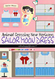 Animal Crossing New Horizons Template Design Sailor Moon Animal Crossing Animal Crossing Game New Animal Crossing