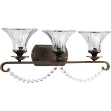 Bronze lighting is fast becoming a chic choice for those seeking to refine the look and feel of their bathrooms. Home Garden Progress Lighting 24 In 3 Light Antique Bronze Bathroom Vanity Light Wall Fixtures Adsmoh Org Ng