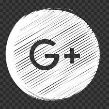White Scribble Pencil Style Round Google Plus Icon Pencil Fashion Icon Scribble