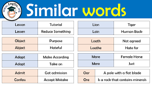 Tired of broken pencils, smudged eraser marks, and scribbles all over your word search puzzles? Similar Words With Different Meanings Download Pdf Engdic
