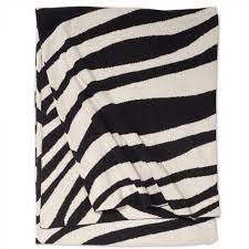 Individual labels measure 1 1/4h x 2 1/4w. Schwarz Weisse Decke Aus Baumwolle Mit Zebra Muster