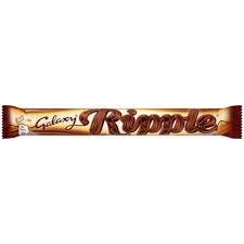 This classy chocolate bar contains airy ripples of smooth galaxy chocolate that are guaranteed to melt in the mouth. Galaxy Ripple Sweetco