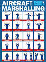 Aircraft Marshalling Hand Signals | Safety Poster Shop
