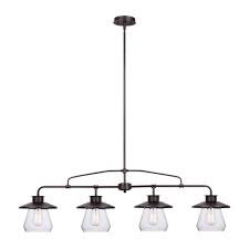 Globe Electric Nate 4 Light Oil Rubbed Bronze Industrial Vintage Pendant 65382 With Images Globe Electric Metal Bar Stools Kitchen Island Pendants