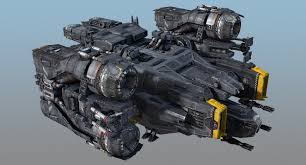 Sci Fi Cargoship Scifi 3d Model Starship Concept Spaceship Design Spaceship Concept