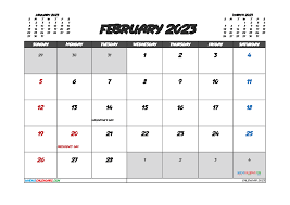 Free Printable February 2023 Calendar 12 Templates In 2020 Calendar Uk Calendar 2021 Calendar