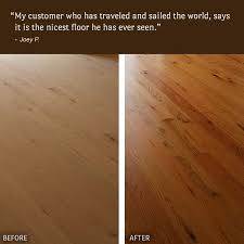 Our Customer Joey Sent In This Before And After Of A Waterlox Finished Floor He Installed For His Client Wonderful Job H Flooring Hardwood Floors Wood Floors