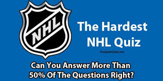 Men's ice hockey became an olympic sport in 1920, and canada overshadowed the competition for several decades, winning nearly all of. Nhl Quiz The Ultimate Hockey Trivia Challenge 2021