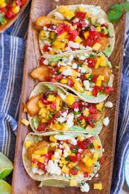 The Best Fish Tacos With Mango Salsa Video Recipe Fish Tacos Best Fish Taco Recipe Tatyana S Everyday Food